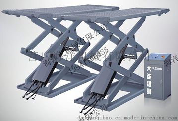 雄狮3T超薄小剪汽车举升机 免挖沟小剪式汽车举升机